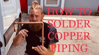 HOW TO SOLDER Copper Pipe &amp; Fittings Quick Tutorial!