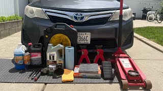 2012 to 2014 Toyota Camry Complete Oil Change and maintenance