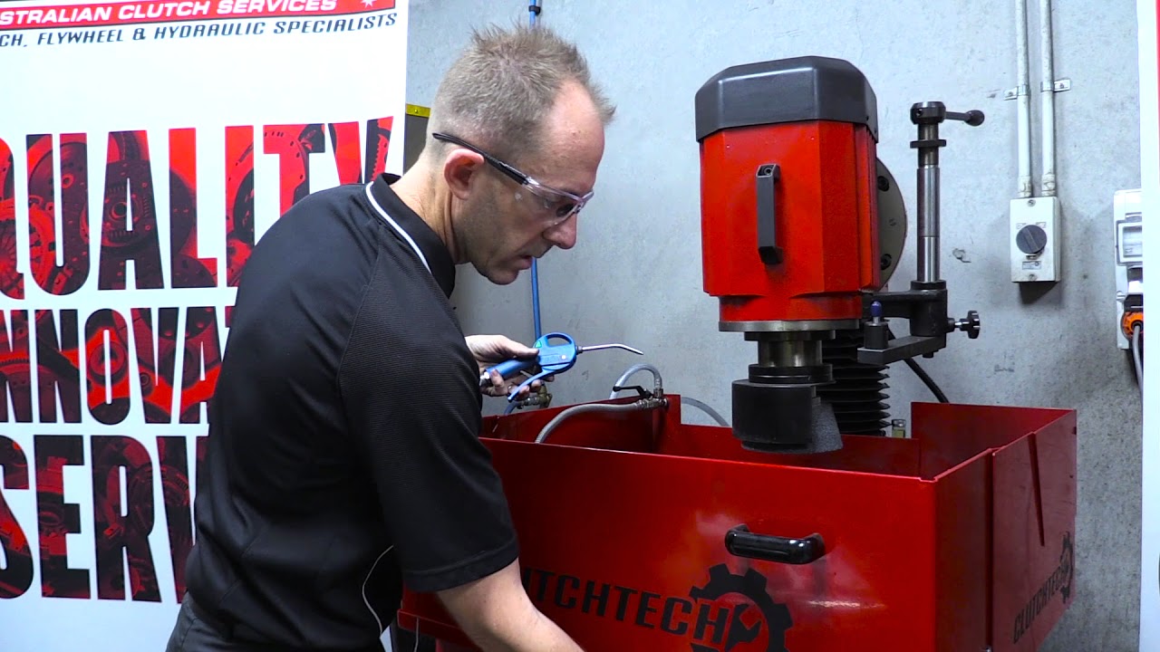 CLUTCH TECH Flywheel Grinder Tutorial YouTube