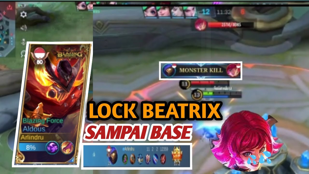 Nge lock Beatrix Dari Awal Sampai Akhir | Aldous Exp || Build Dan Emblem 2023
