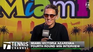 Victoria Azarenka Discusses Challenge of Completing Sunshine Double | Miami 4R