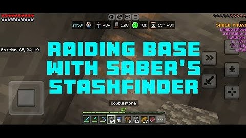 BEST HACKED Client for MCPE *Saber Proxy [FREE] offers Revealing people hidden stashes #mcpeclients 