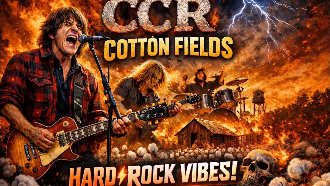 Cotton_Fields - CCR || Hard Rock Vibes 🎸 #music 