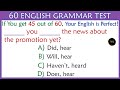 60 English Grammar Quiz Test ✨ If You get 45 / 60, Your English is Perfect ! | No.1 Quality English