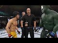 Bruce Lee vs. Mike Vasovsky (EA sports UFC 3)