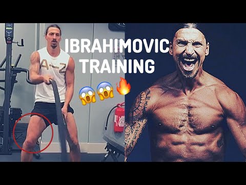 Zlatan Ibrahimovic GYM WORKOUT and Football Training