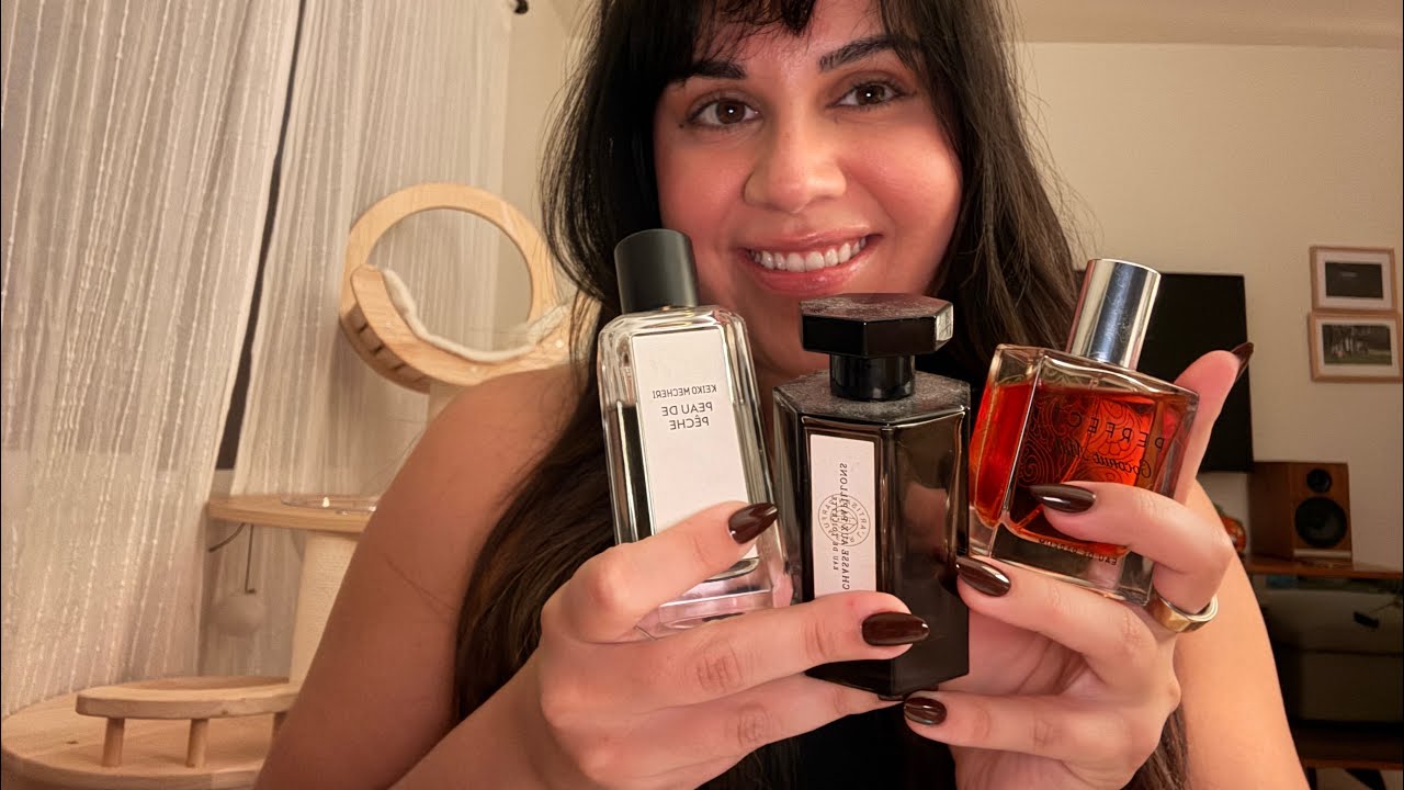 ASMR Tapping on My Perfume Collection 