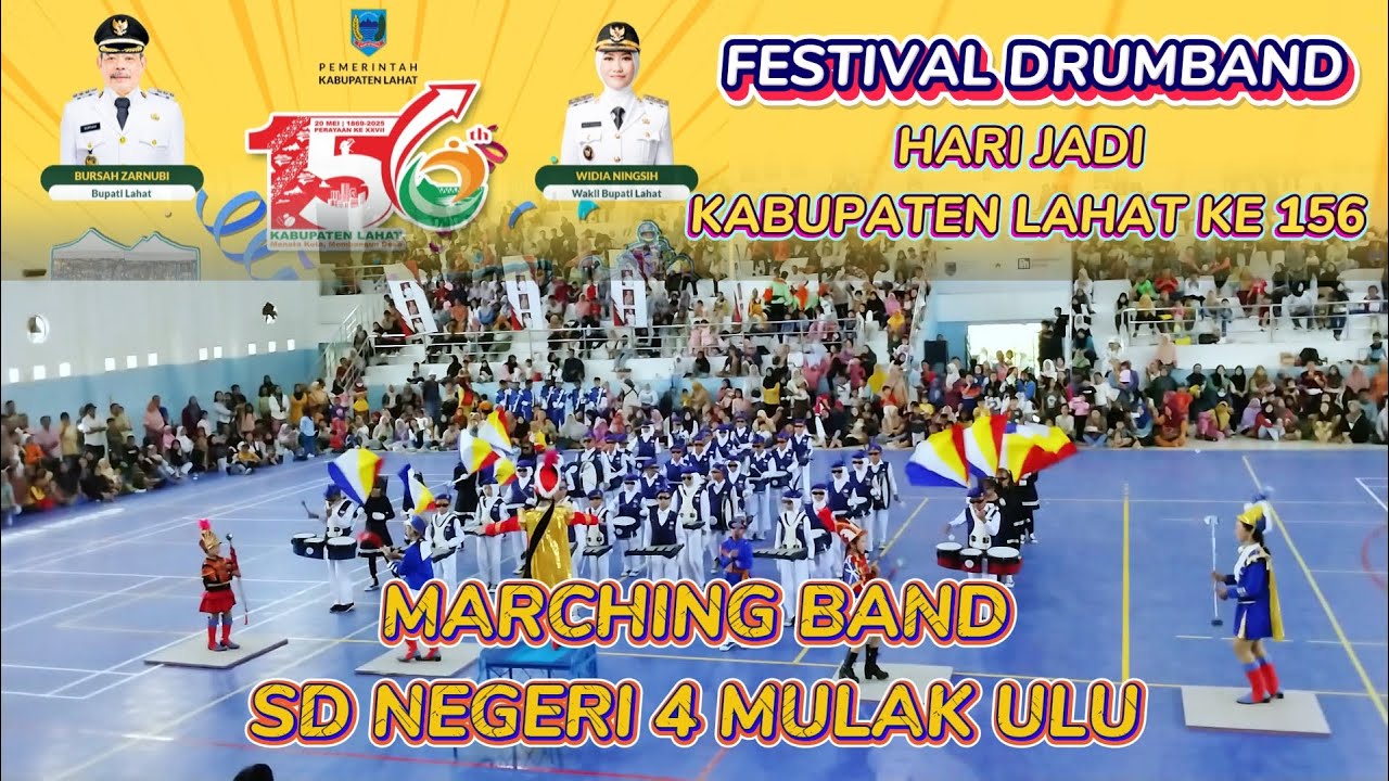 DRUMBAND SD NEGERI 4 MULAK ULU (LOMBAH Marching Band HARI JADI KABUPATEN LAHAT KE 156)