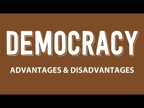 Democracy  -  Advantages and Disadvantages (GK)