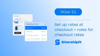 Rates at checkout + Rules for checkout rates