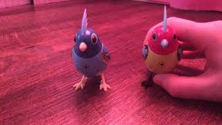 Digibirds tweeting singing interactive toy birds