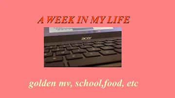 a week in my life 🪐
