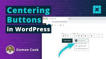 Center a button using the Buttons Block in the WordPerss editor