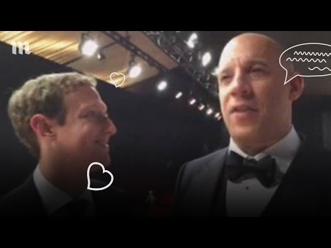 Марк Цукерберг смотрит на Вин Дизеля