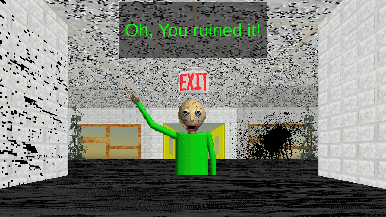 Uh, oh. INK!! | Baldi's Basics "MOD"