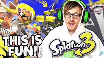 i played Splatoon 3 for the first time ever and its amazing