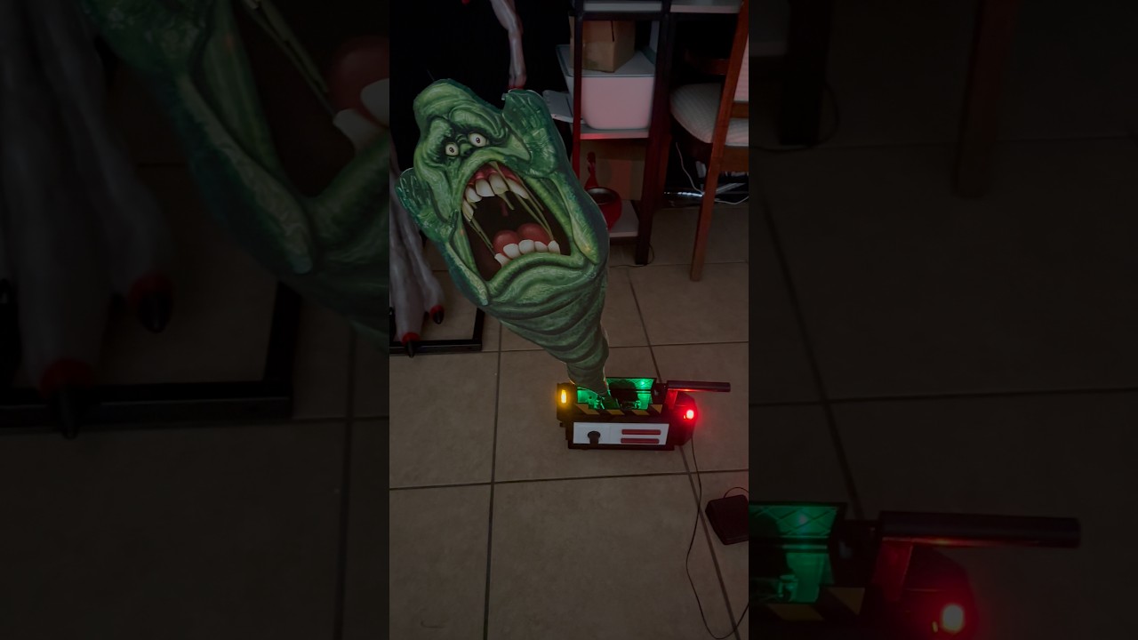 Slimer Animated Ghost Trap from Halloweencostumes.com! 