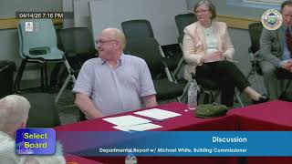 Select Board: April 14, 2026