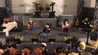Queen Live Aid Performance (LEGO Creation)