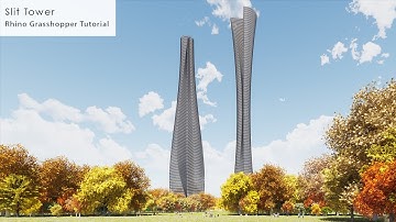 Slit Tower Rhino Grasshopper Tutorial