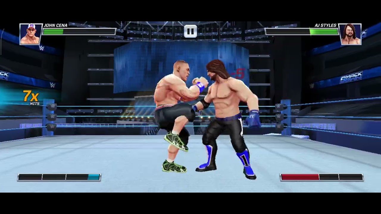 John Cena Vs AJ Styles WWE Mayhem 