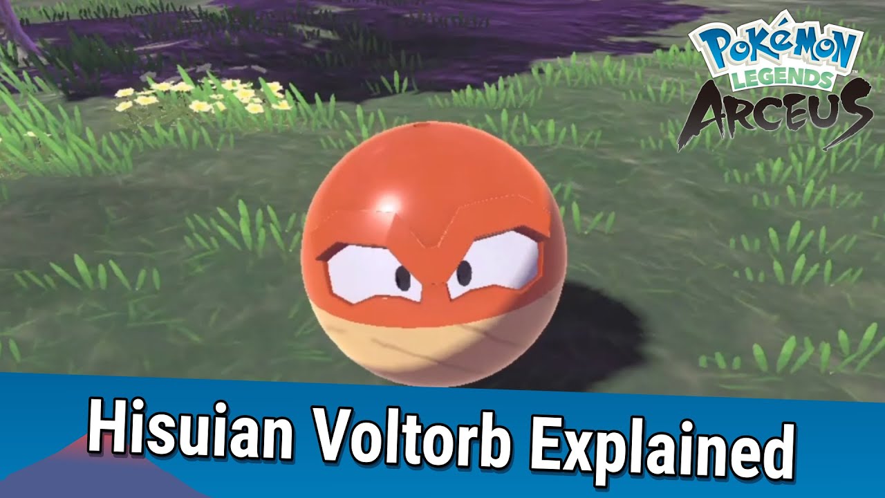 Pokémon Legends: Arceus Debuts Voltorb's Shocking New Form