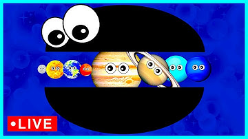 Square Planet for Baby🪐🌎🔴| Planets Mercury Venus Earth Mars Jupiter Saturn Uranus Neptune #atoyday