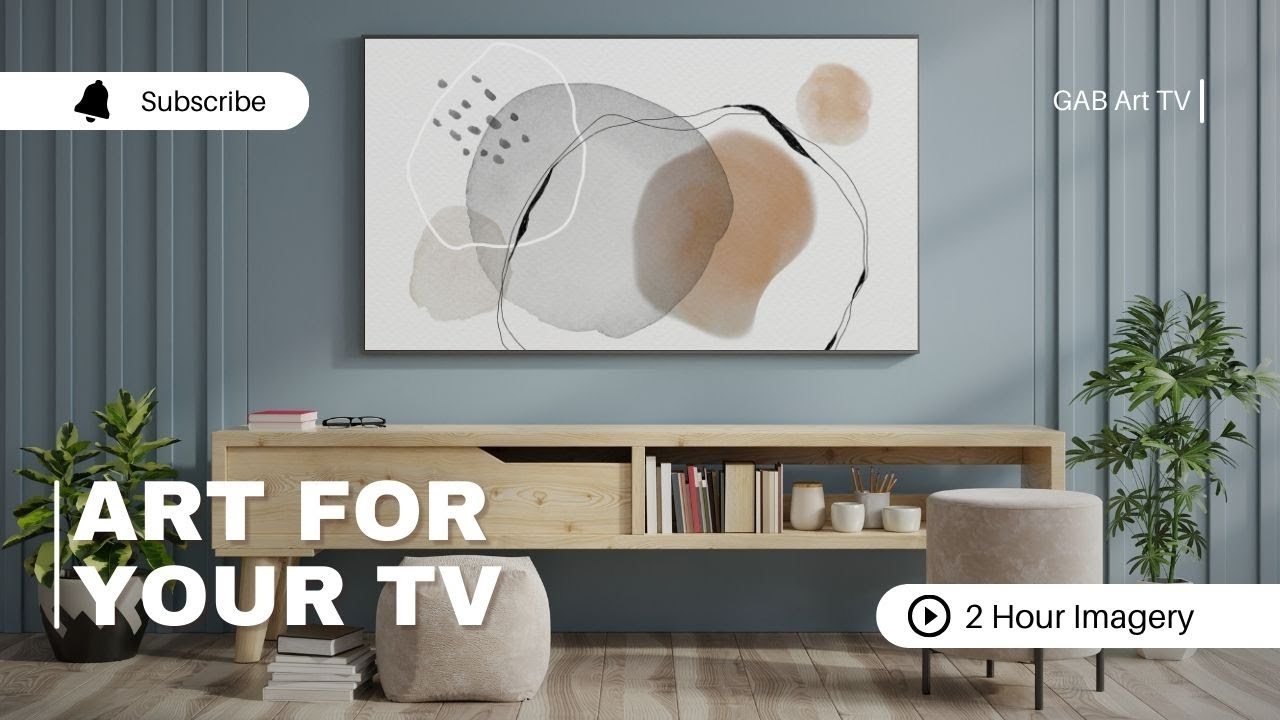Water Color Abstract Paint | Art For Your TV | GAB Art TV | Screen Saver | Gallery | 2 Hours | HD
