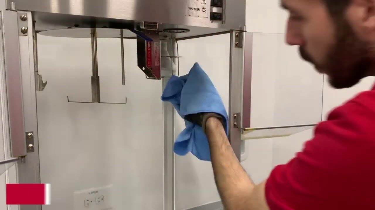 How to Clean a Commercial Popcorn Machine 