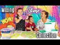 MEZCLANDO mi colección de SLIME ! Slime gigante | Slime Smoothie | COMO SE HACE