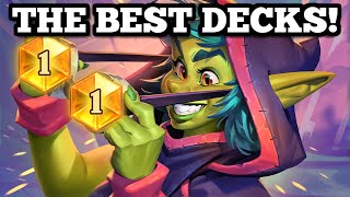 The FIVE BEST decks to hit LEGEND in Standard and Wild in Whizbang’s Workshop!