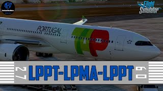 MSFS Live | Real World Air Portugal Ops | Madeira (LPMA) Approach | Headwind A330neo