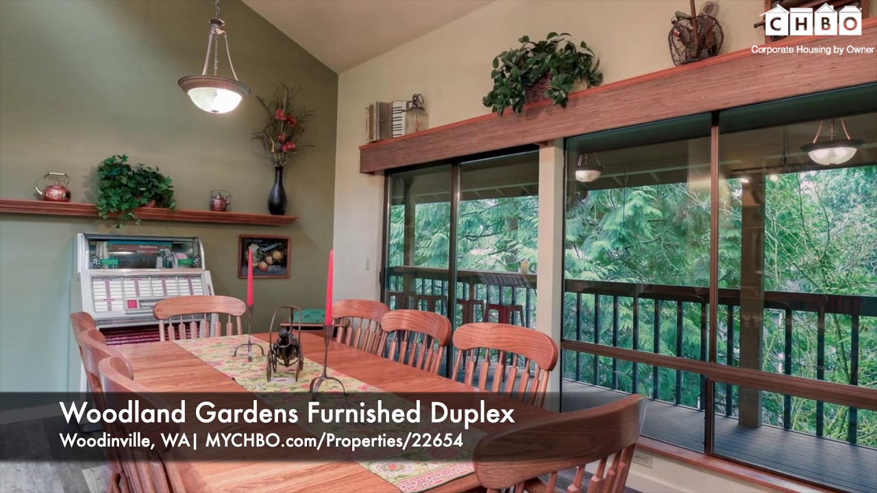 Woodland Gardens Furnished Duplex Woodinville, WA CHBO YouTube