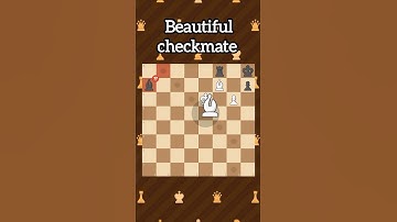 The Most Beautiful Pawn Checkmate Ever #chess #checkmate #puzzle #shorts