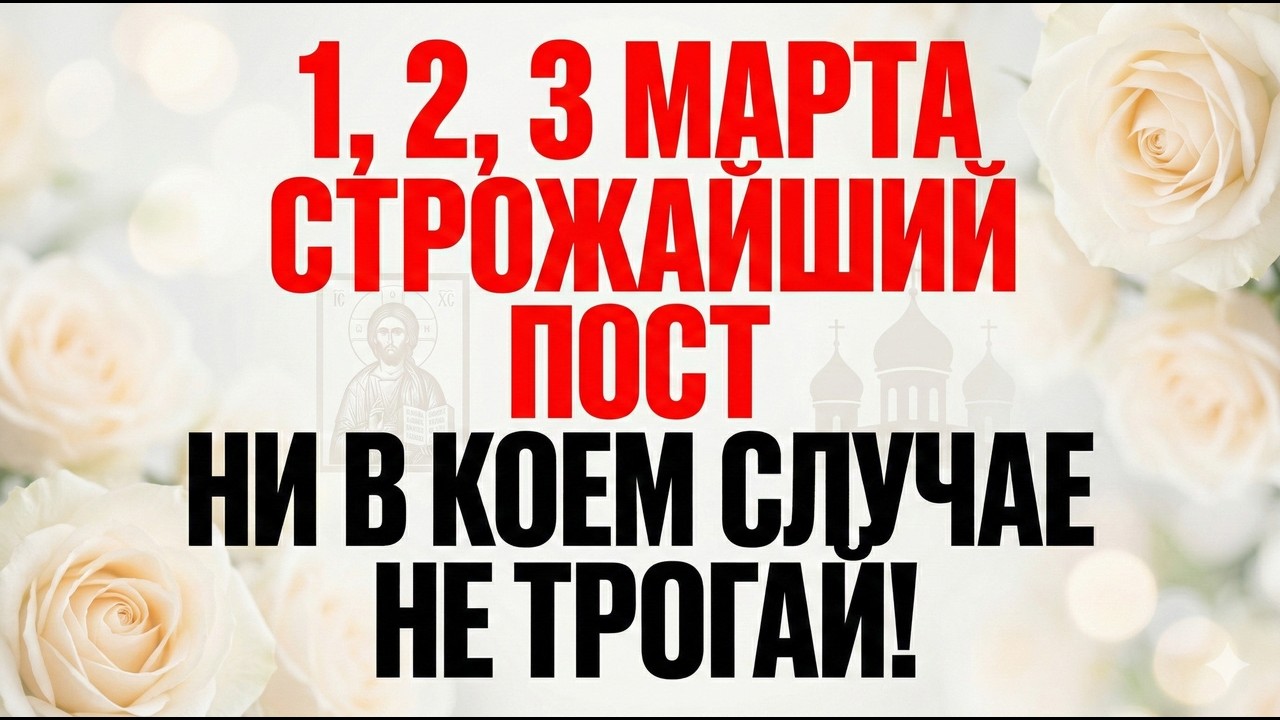 1, 2, 3 марта Памфил, Феодор Тирон и Лев Римский. Что нельзя делать. Главные запреты и приметы