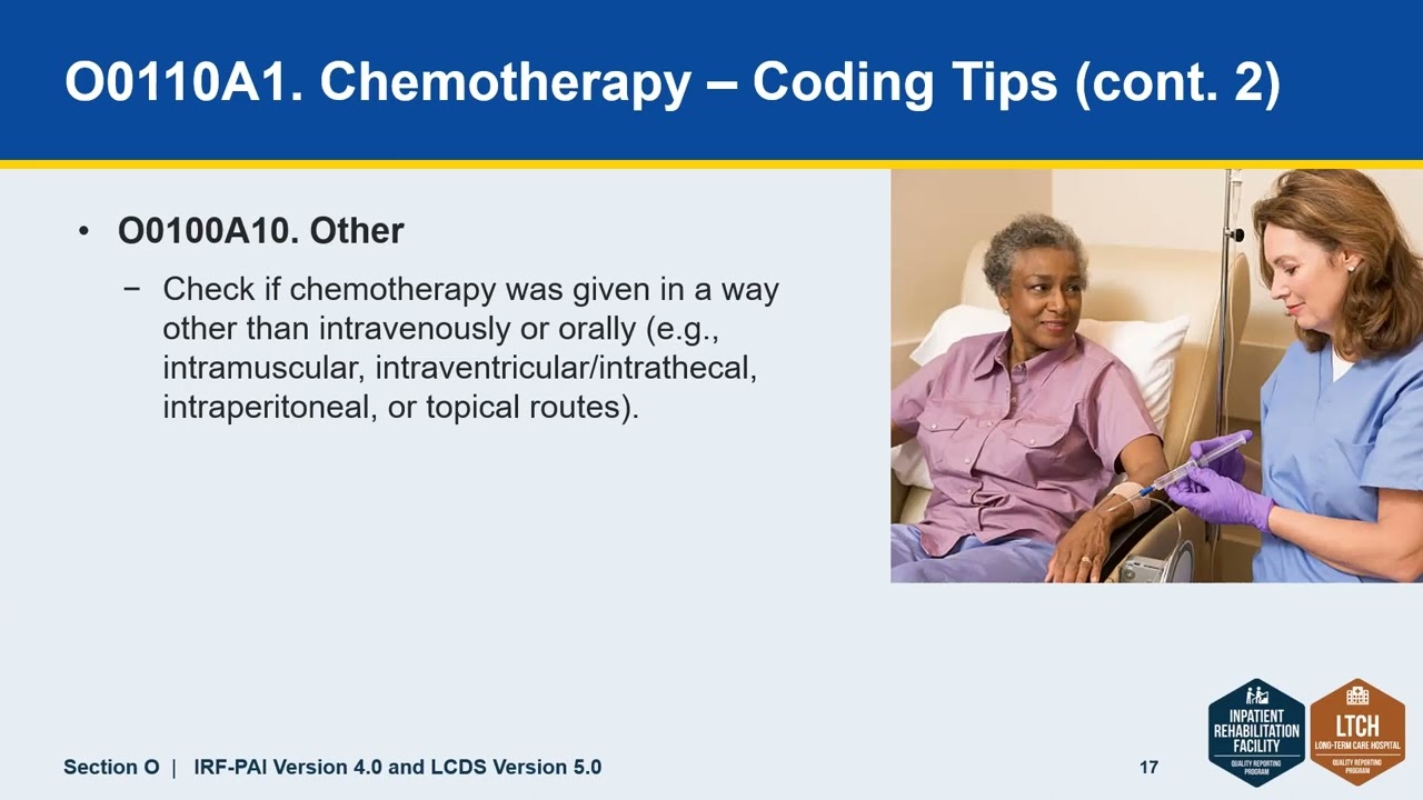 Section O. Special Treatments, Procedures, and Programs