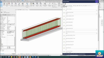 Dynamo__StructuralRebar __ Model Cốt Thép Chính Dầm Móng