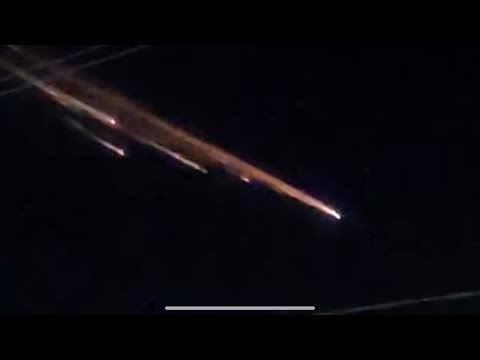 Broken satellite caught on Camera | broken satellite Hits India April 2, 2022 | Fireball exploded