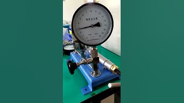 XY 60 pressure  gauge calibrator operation video