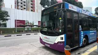 SBS8505J SBST Scania K230UB Euro 4 (Batch 2) on 100 departs at Blk 13 (W/ Biocalth FBA)