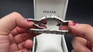 Chronos Watches Pulsar Silver Crystal Ladies Watch Pp6117