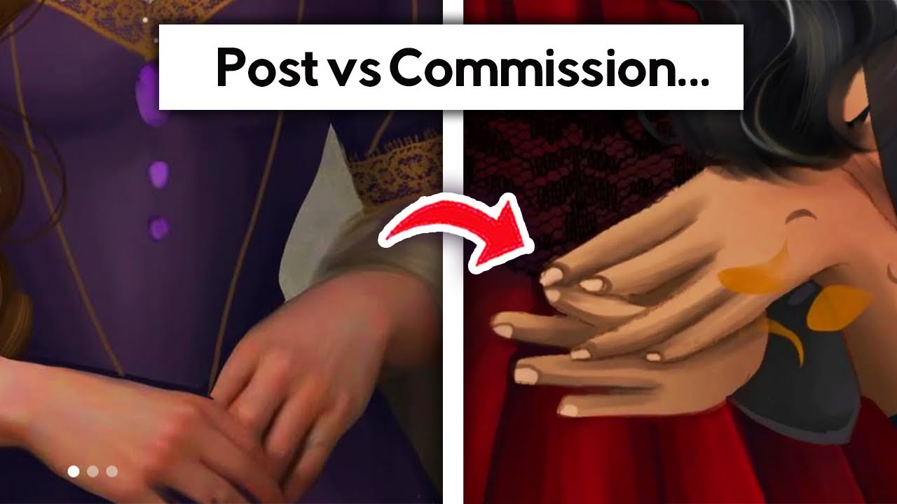 Artist Called Out For Quality Differences In Art...