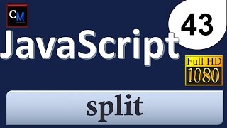 Curso de Javascript desde cero 43 - split