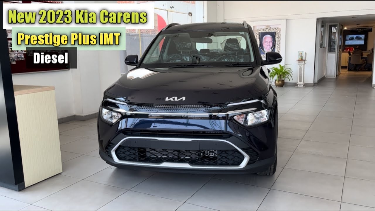 Kia Carens 2023 with iMT 🔥 Prestige Plus Diesel iMT & RDE Bs6 Phase 2