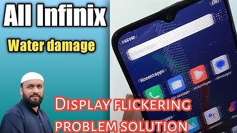 INFINIX Screen Flickering Solved| Android Mobile Phone ScreenFlickering Solved || Water Damage