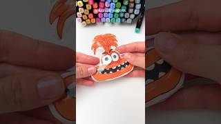 Anxiety Squishy Tutorial Inside Out 2 #shorts #diy #creative