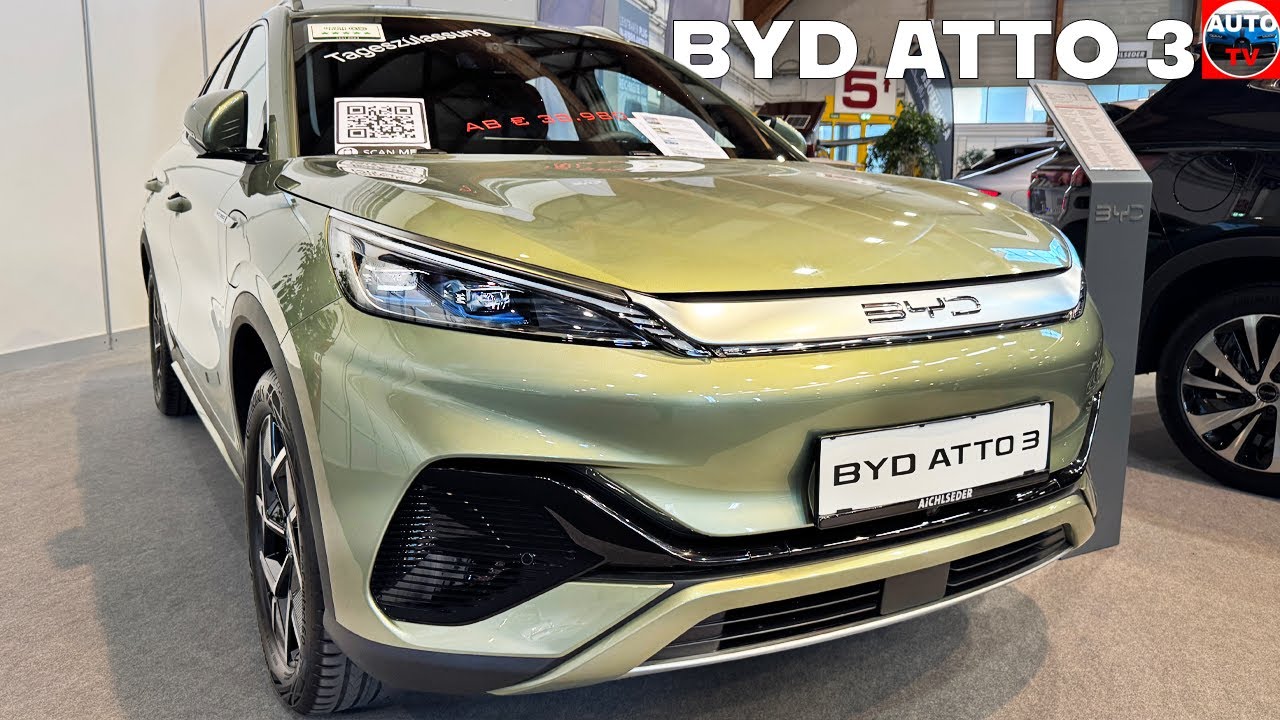 BYD ATTO 3 2025 Electric SUV Review - Tesla Model Y Rival Under $40K Gets Major Updates