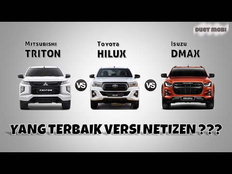 TOYOTA HILUX Vs MITSUBISHI TRITON Vs ISUZU D'MAX