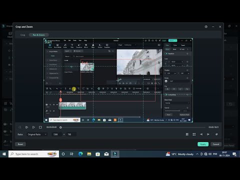 How To Make Pan And Zoom In filmora 13