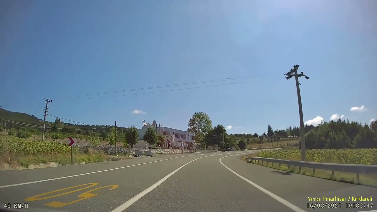 Kırklareli : Poyralı - Demirköy Yolu  ( Poyralı , İslambeyli , Yenice , Demirköy )